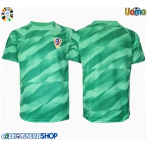 Maglie da calcio Croazia Portiere Seconda Maglia Europei 2024 Manica Corta